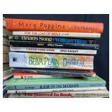 Large Lot of Assorted Books - Fiction, Non-Fiction, Cookbooks, Children