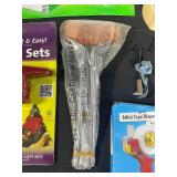 Assorted Lot of Home and Repair Items - Includes Light Keeper Pro, Tape Dispenser, Tape Rolls, and Tools