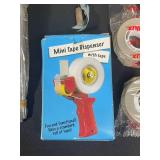 Assorted Lot of Home and Repair Items - Includes Light Keeper Pro, Tape Dispenser, Tape Rolls, and Tools