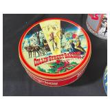 Collection of Various Decorative Tins