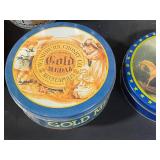 Collection of Various Decorative Tins