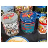 Collection of Various Decorative Tins