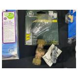 Assorted Lot of Light Bulbs and Electrical Accessories