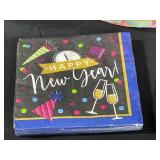 Collection of Holiday Baskets and New Year Decorations