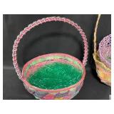 Collection of Holiday Baskets and New Year Decorations