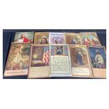 Vintage Sacred Art and Scriptural Verse Calendars Lot