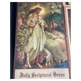 Vintage Sacred Art and Scriptural Verse Calendars Lot