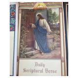 Vintage Sacred Art and Scriptural Verse Calendars Lot