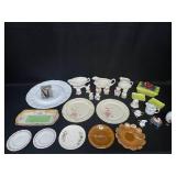 Assorted Vintage and Antique Tableware Collection