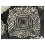 Assorted Vintage and Clear Glass Dishware Collection
