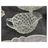 Assorted Vintage and Clear Glass Dishware Collection