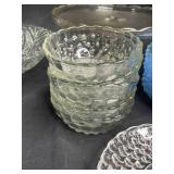Assorted Vintage and Clear Glass Dishware Collection