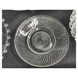 Assorted Vintage and Clear Glass Dishware Collection