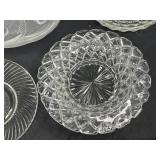 Assorted Vintage and Clear Glass Dishware Collection