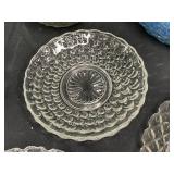 Assorted Vintage and Clear Glass Dishware Collection