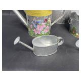 Assorted Vintage Pitchers, Watering Cans, and Decorative Metalware Collection