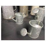 Assorted Vintage Pitchers, Watering Cans, and Decorative Metalware Collection
