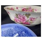 Lot of 16 Hand-Painted Decorative Plates and Bowls