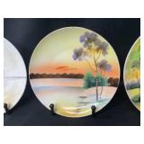 Lot of 16 Hand-Painted Decorative Plates and Bowls
