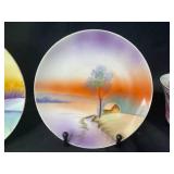 Lot of 16 Hand-Painted Decorative Plates and Bowls