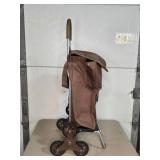 Folding Trolley Dolly with Brown Bag