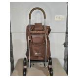 Folding Trolley Dolly with Brown Bag