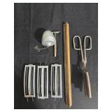 Lot of Vintage Prince Albert Crimp Cut Tobacco Tins & Miscellaneous Tools