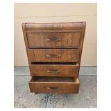 Vintage Wooden 4-Drawer Dresser