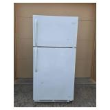 White Frigidaire Top Freezer Refrigerator - Working Condition