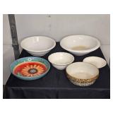 Lot of 6 Ceramic and Porcelain Bowls
