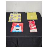 Assorted Gift Bags and Cotton Quilt Batting Lot