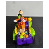 Lot of Assorted Toy Vehicles and Plastic Hammers