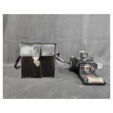 Vintage Polaroid Square Shooter 4 Land Camera with Case and Accessories
