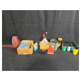 Lot of Assorted Household Items and Craft Supplies