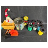 Lot of Assorted Household Items and Craft Supplies