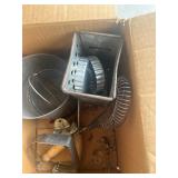old cookie cutters and baking items