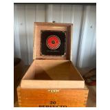 Wood Box & Barometer