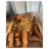 Wood Cars and Figurines