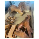 Wood Cars and Figurines