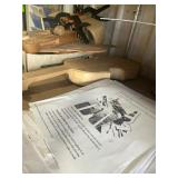 start to a hand made Violin with parts and instructions