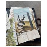 Case With Artwork & Paintings