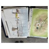 Case With Artwork & Paintings