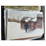 Case With Artwork & Paintings