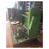 Big wood working bench  with vises and wood homemade turning lathe   nice setup