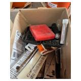 Box of Drill Bits  punches & chisels