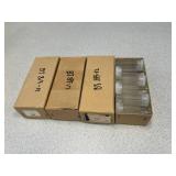 4 Boxes of 48 Snap Cap Vials 3 Dram MERCER GLASS