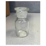 36 - 60ml Wide Mouth Bottles, Glass Stoppers