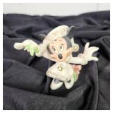 Lot Of Two Disney Lenox Figures Christmas With Mickey And Minnie