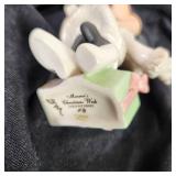 Lot Of Two Disney Lenox Figures Christmas With Mickey And Minnie