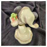 Lot Of Two Disney Lenox Figures Christmas With Mickey And Minnie